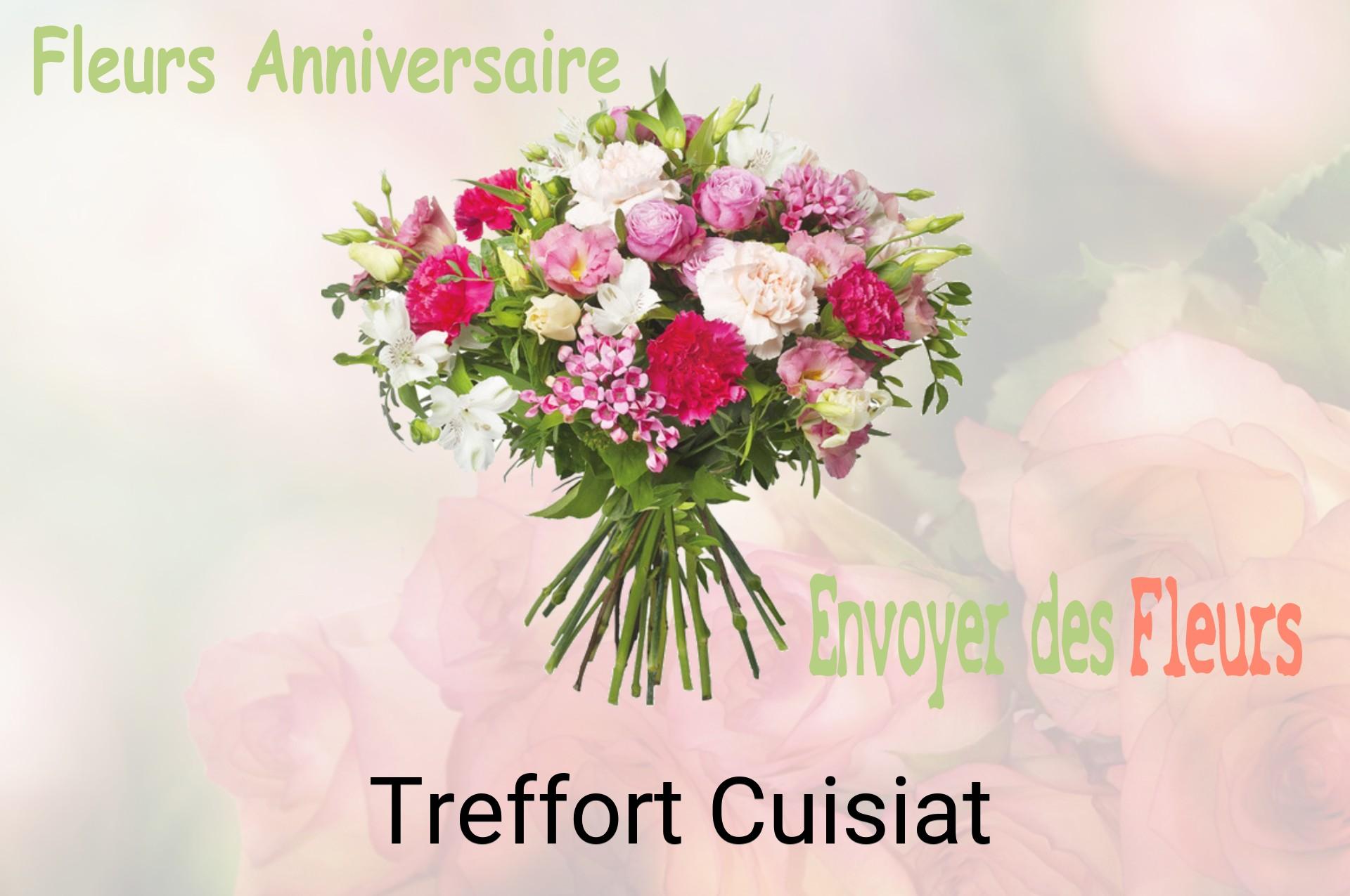 Bouquet de fleurs d’anniversaire livré à Treffort-Cuisiat